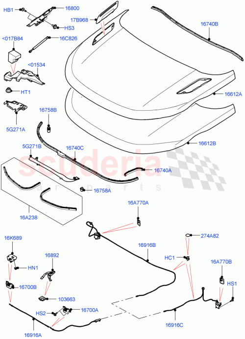 Part Diagram for Land Rover LR136835