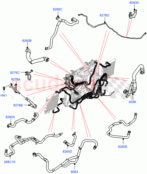 Part Diagram for Land Rover LR131394