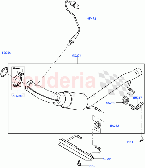 Part Diagram for Land Rover LR001115
