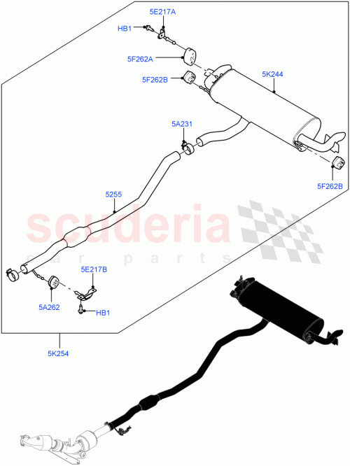 Part Diagram for Land Rover LR101993