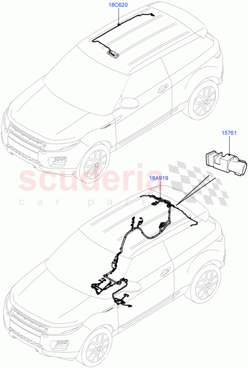 Part Diagram for Land Rover LR055553