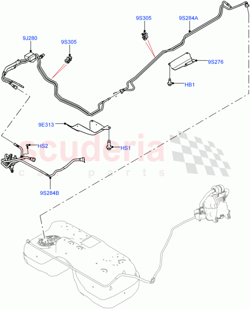 Part Diagram for Land Rover LR126054