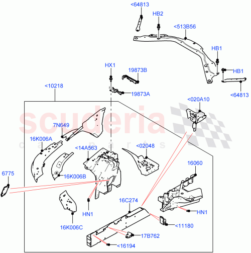 Part Diagram for Land Rover LR154678