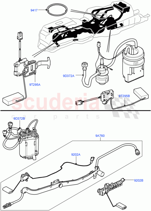 Part Diagram for Land Rover LR015000