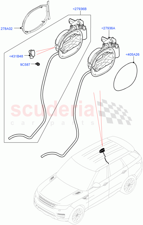Part Diagram for Land Rover LR077481