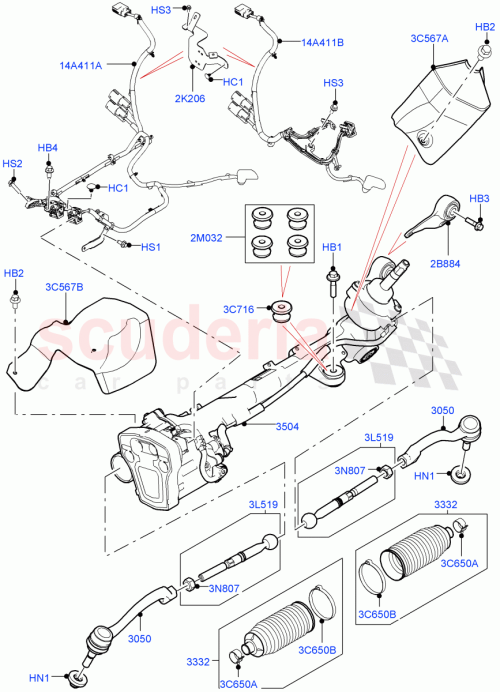Part Diagram for Land Rover LR145583