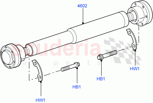 Part Diagram for Land Rover TYG500141