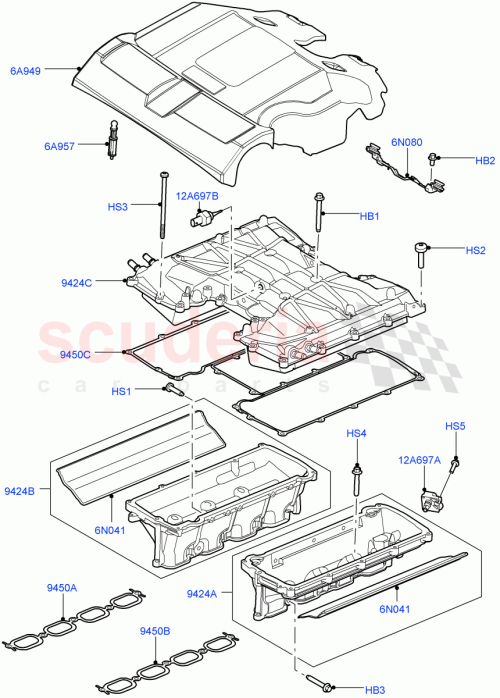 Part Diagram for Land Rover LR107284