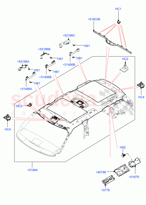 Part Diagram for Land Rover LR081944