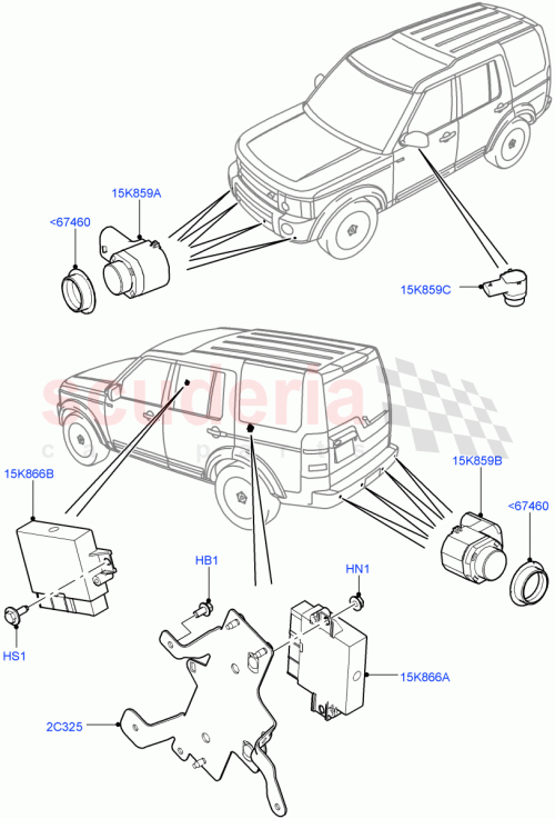 Part Diagram for Land Rover LR071362