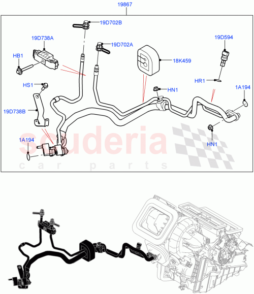 Part Diagram for Land Rover LR118742