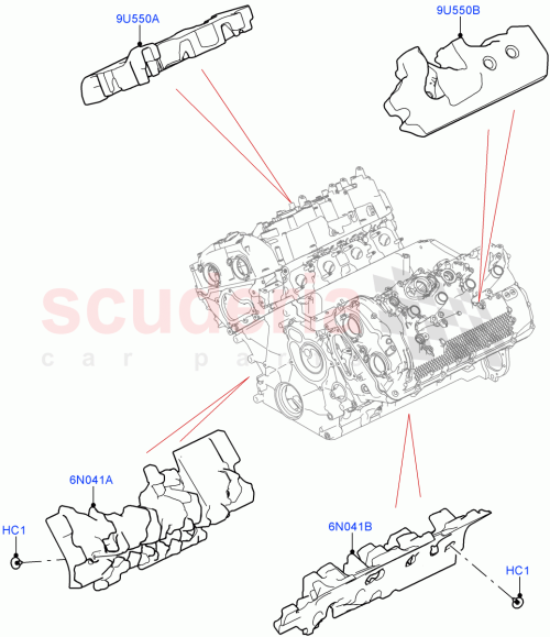 Part Diagram for Land Rover LR158763