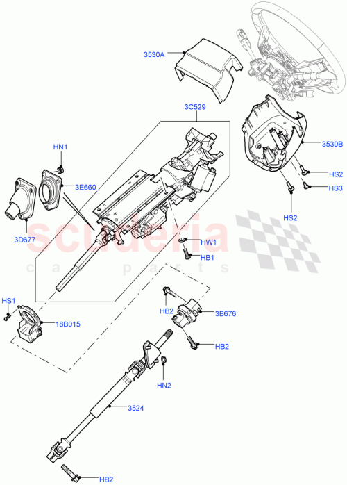 Part Diagram for Land Rover QYH500080