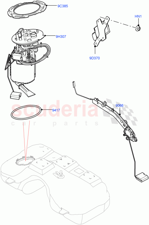 Part Diagram for Land Rover LR172881