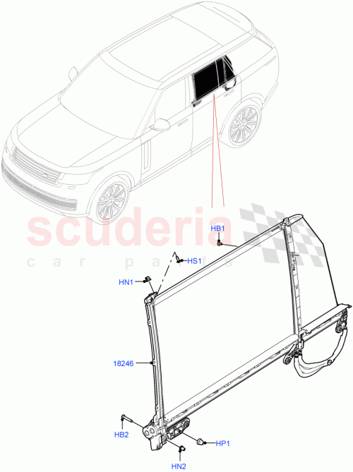 Part Diagram for Land Rover LR111110