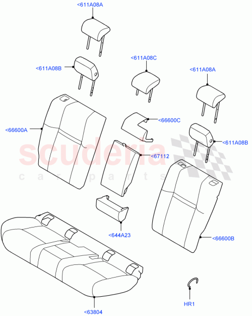 Part Diagram for Land Rover LR115795