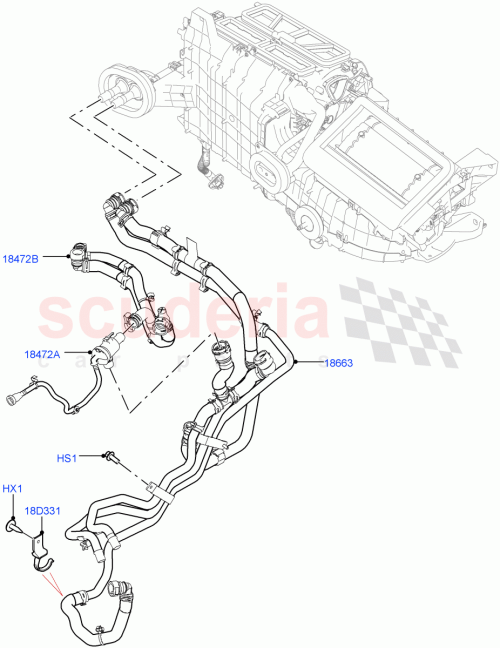 Part Diagram for Land Rover LR105960