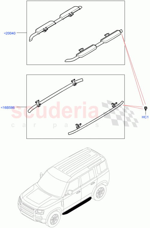 Part Diagram for Land Rover VPLEP0522