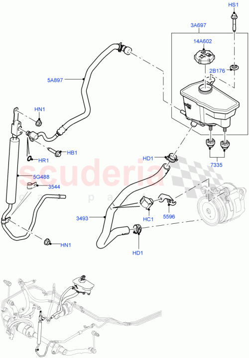 Part Diagram for Land Rover LR072550