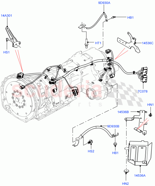 Part Diagram for Land Rover LR138294