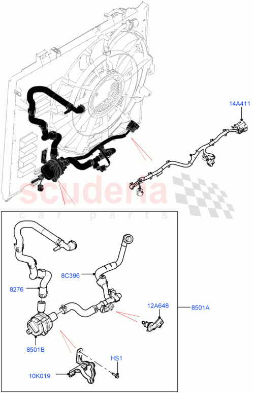 Part Diagram for Land Rover LR170966