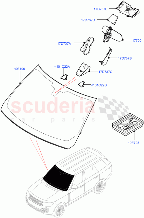 Part Diagram for Land Rover LR098150