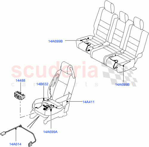 Part Diagram for Land Rover LR015881