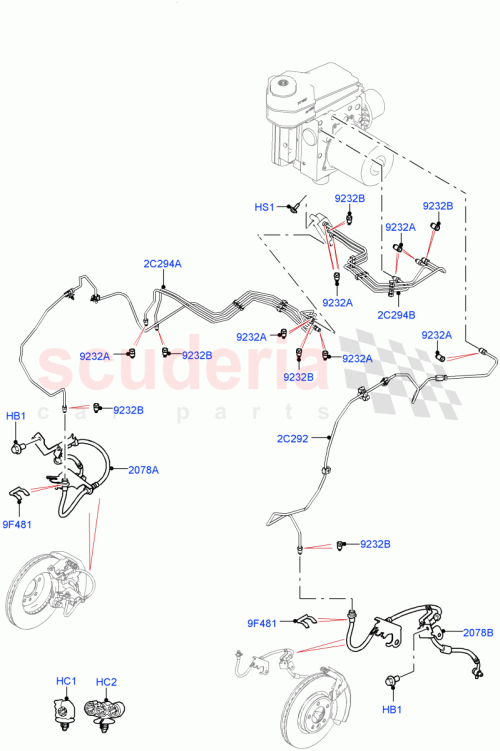 Part Diagram for Land Rover LR140304