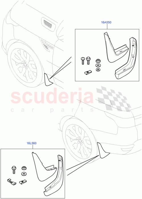Part Diagram for Land Rover VPLWP0167