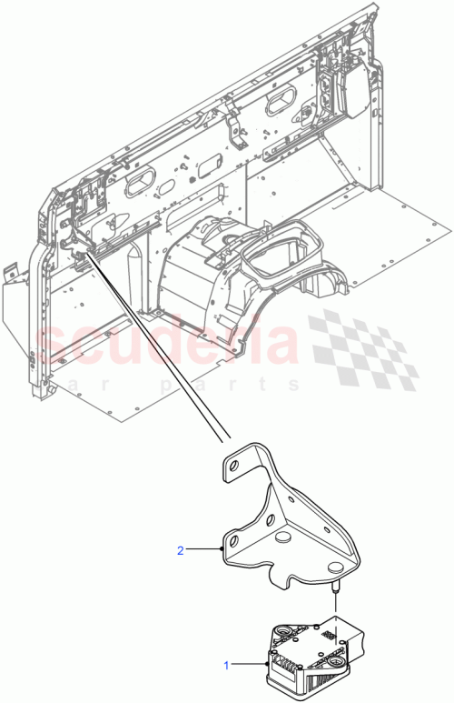 Part Diagram for Land Rover LR020613