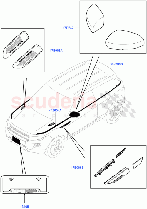 Part Diagram for Land Rover VPLVB0093PAB
