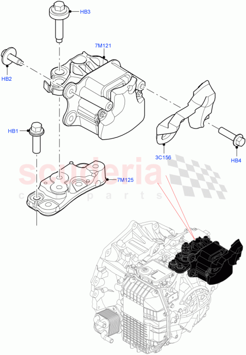 Part Diagram for Land Rover LR140689