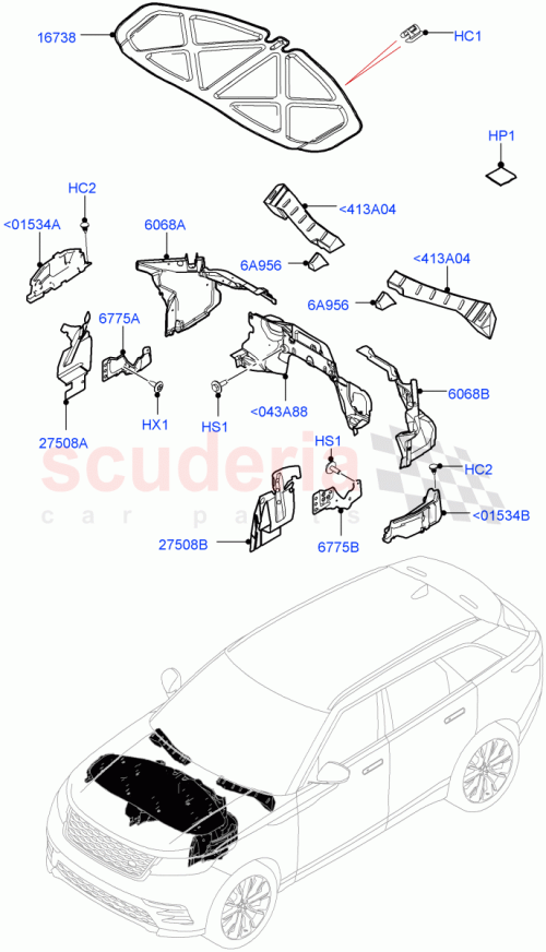 Part Diagram for Land Rover LR111386