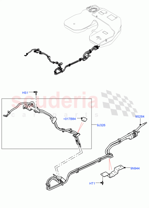 Part Diagram for Land Rover LR140080