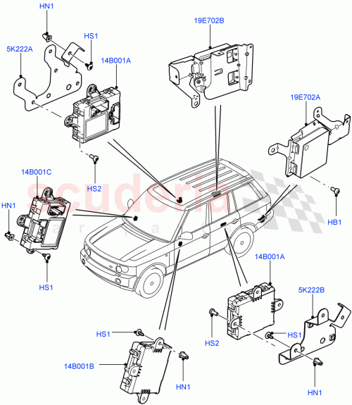 Part Diagram for Land Rover LR016361