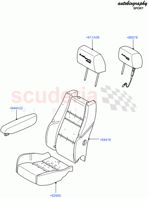 Part Diagram for Land Rover LR029019