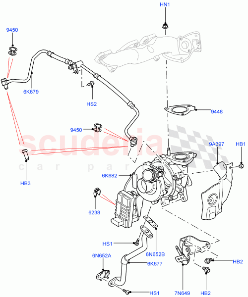 Part Diagram for Land Rover LR105437