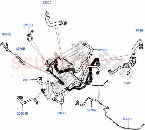 Part Diagram for Land Rover LR140812