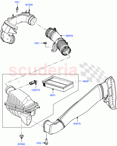 Part Diagram for Land Rover LR128255