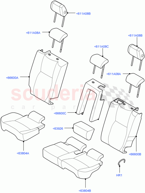 Part Diagram for Land Rover LR127801
