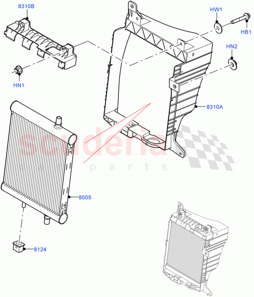 Part Diagram for Land Rover LR128291