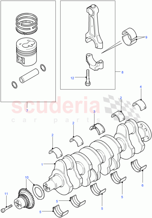 Part Diagram for Land Rover LR004454