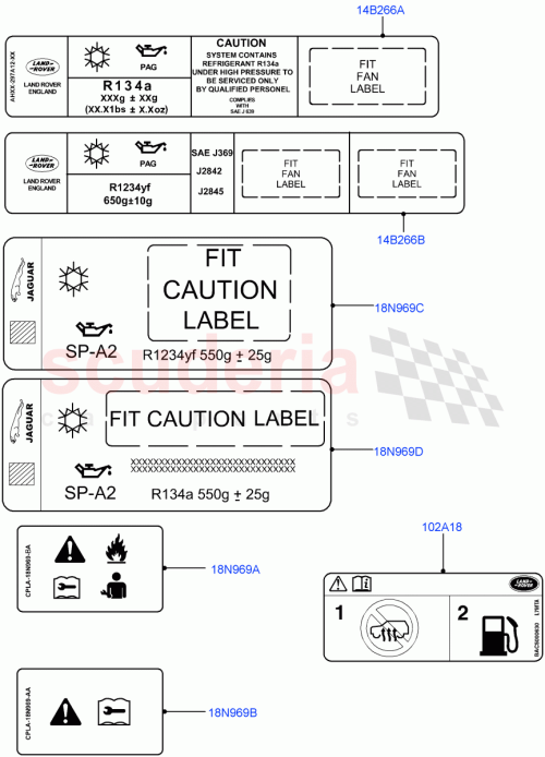 Part Diagram for Land Rover LR112119