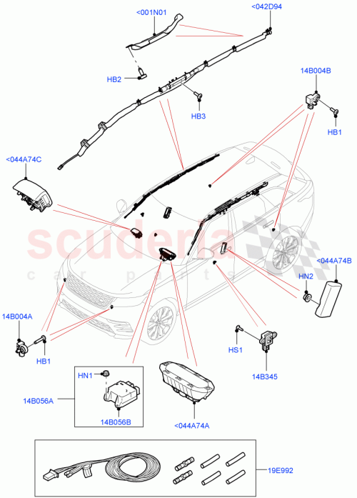 Part Diagram for Land Rover LR161888