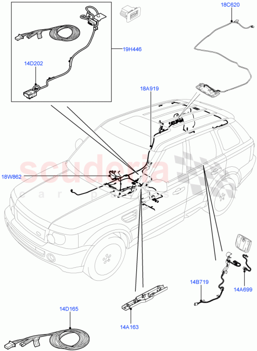 Part Diagram for Land Rover LR030546