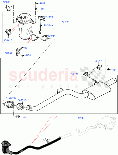 Part Diagram for Land Rover LR111127