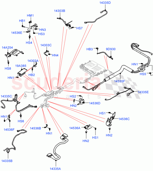 Part Diagram for Land Rover LR102197