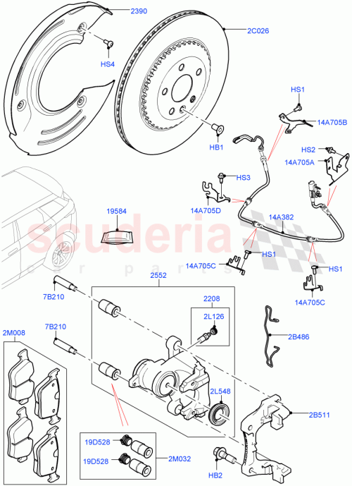 Part Diagram for Land Rover LR113712