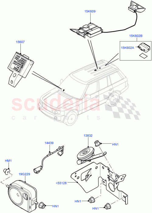 Part Diagram for Land Rover LR003965