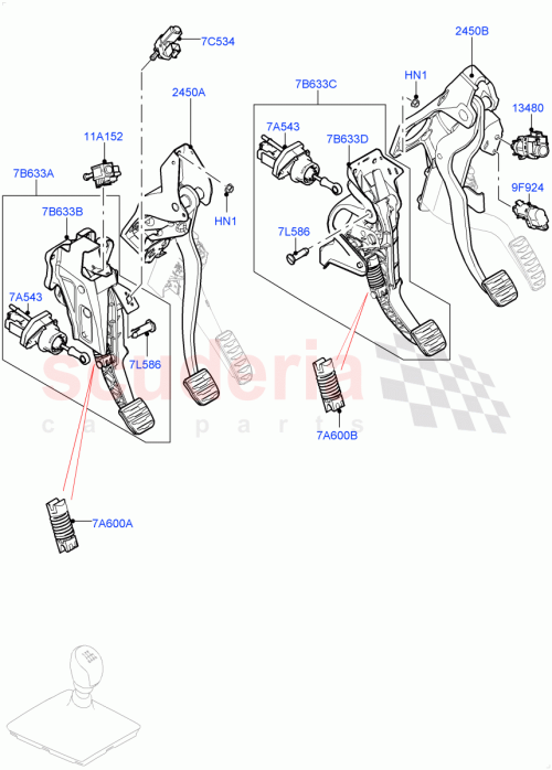 Part Diagram for Land Rover LR137625
